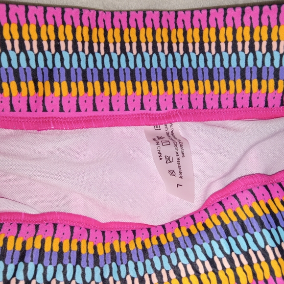 Pink NWOT Hi Cut Bikini size Large - Picture 6 of 8